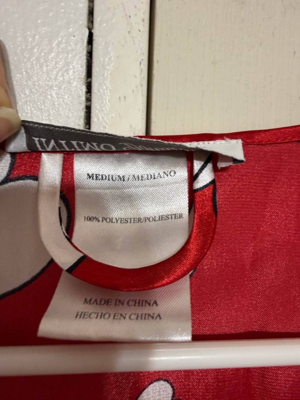 Intimo Red Satin Heart-Print Robe & Slip - Picture 7 of 7